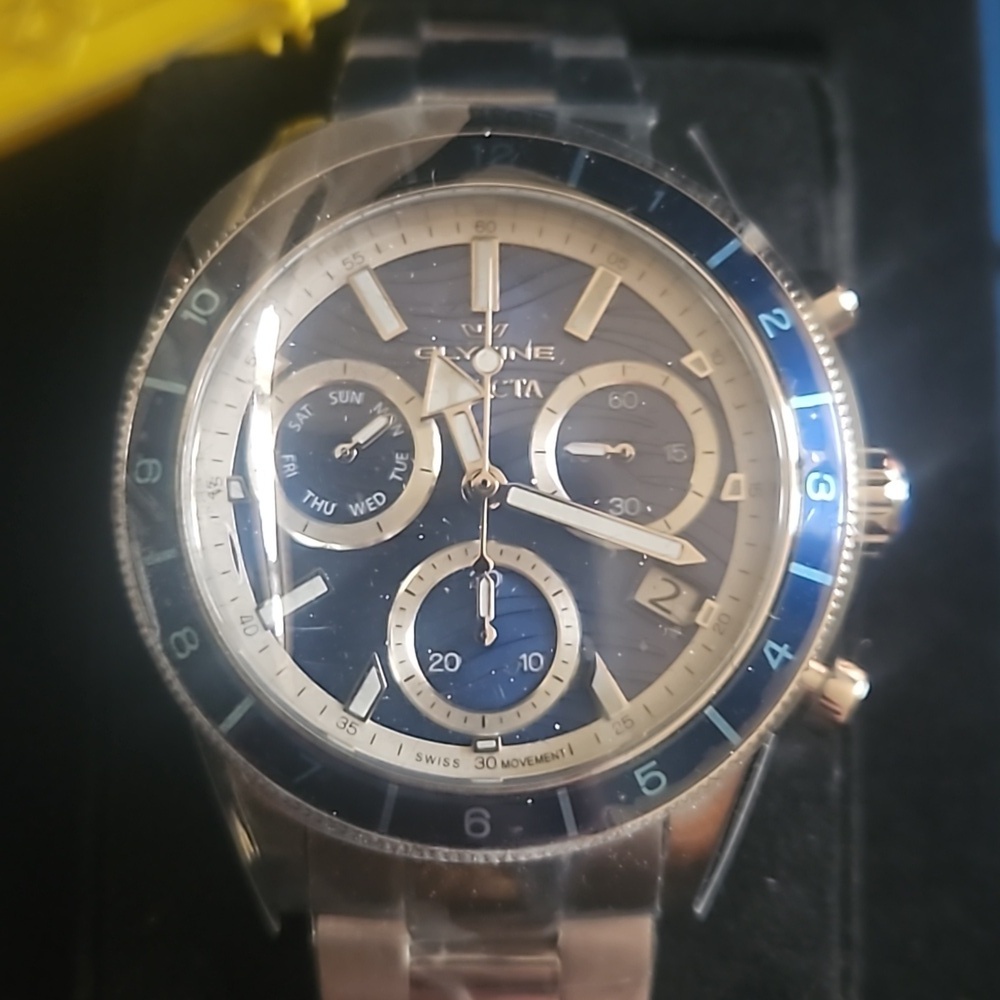 NIB INVICTA Five Elements Swiss Ronda E60 Caliber Men's Watch 41 mm extra strap - Picture 2 of 13